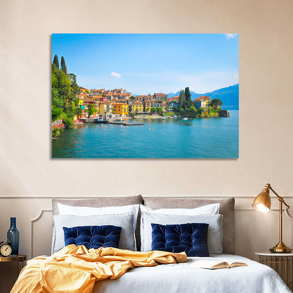 Varenna, Lake Como Wall Art in a room, landscape