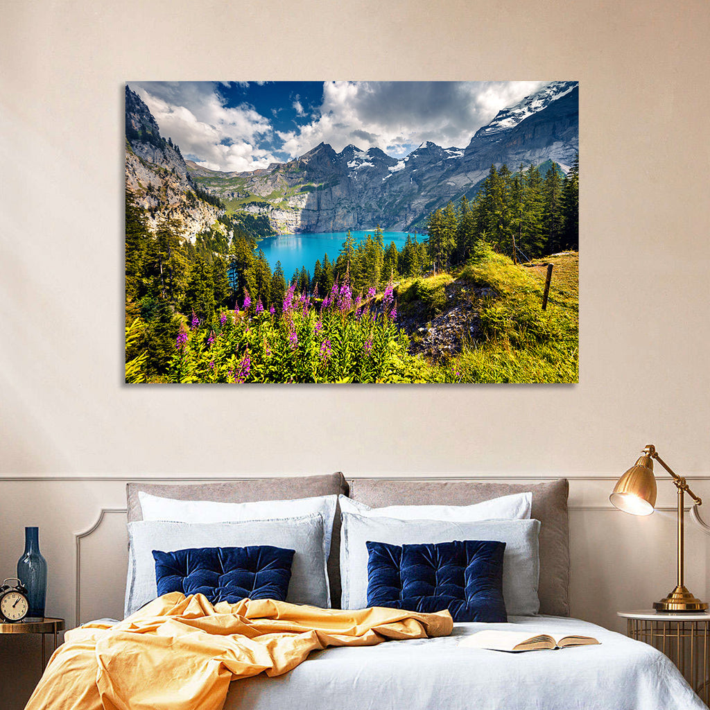 Oeschinensee Summer Landscape Wall Art