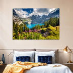 Oeschinensee Summer Landscape Wall Art