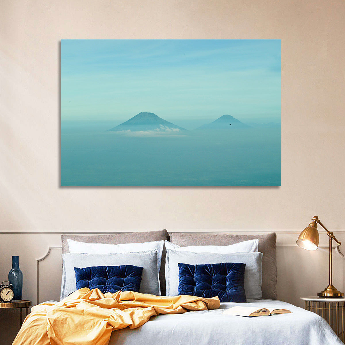 Sumbing and Sindoro Volcanoes Wall Art