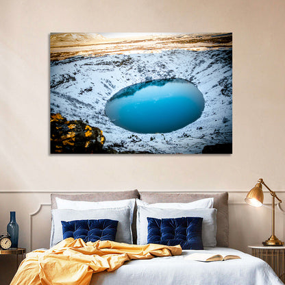 Kerid Crater Lake Wall Art