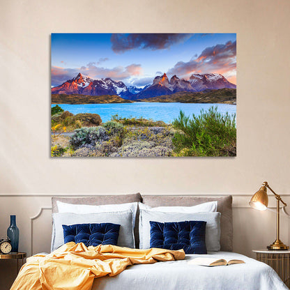 Lake Pehoe at Dawn Wall Art