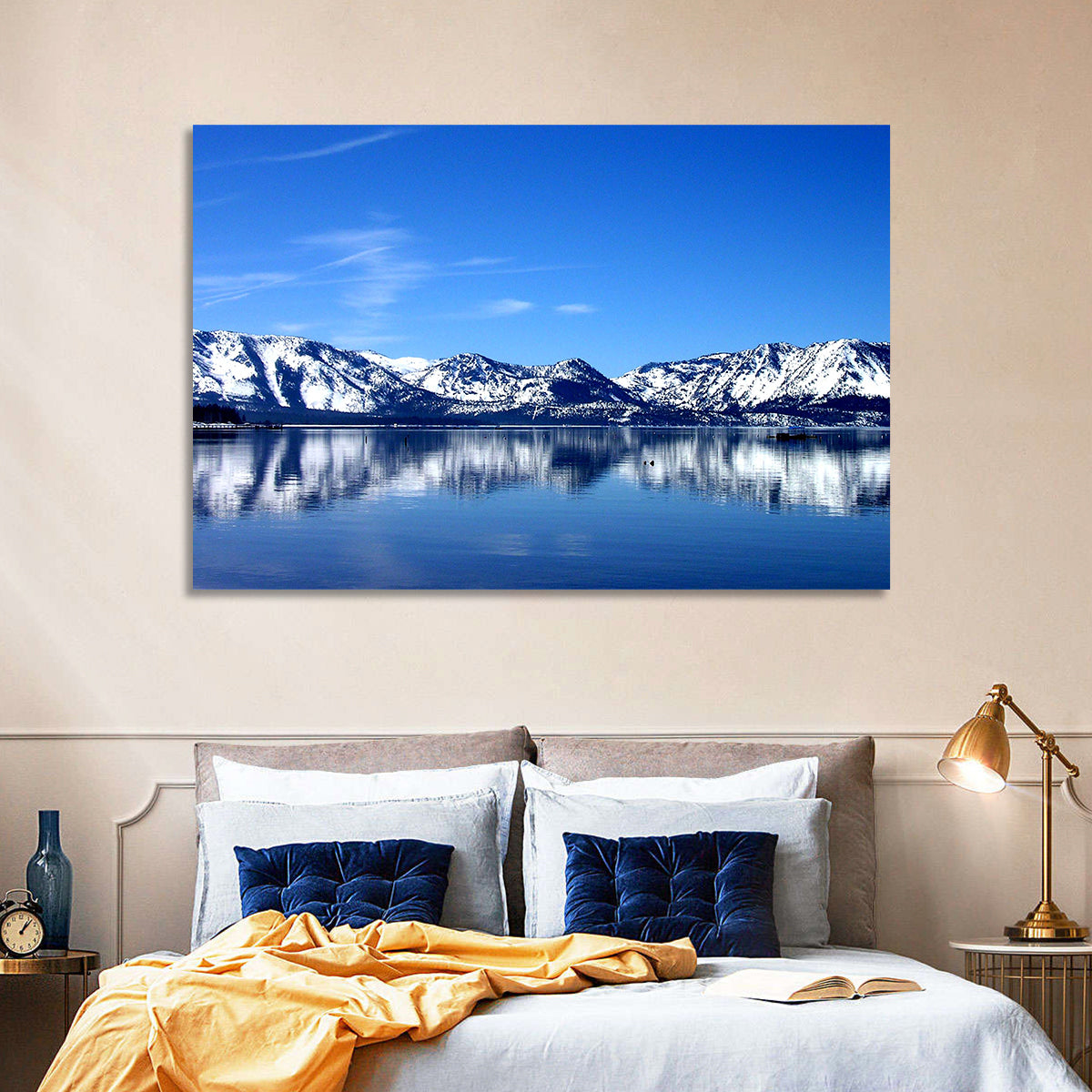 Lake Tahoe Mountain Reflection Wall Art