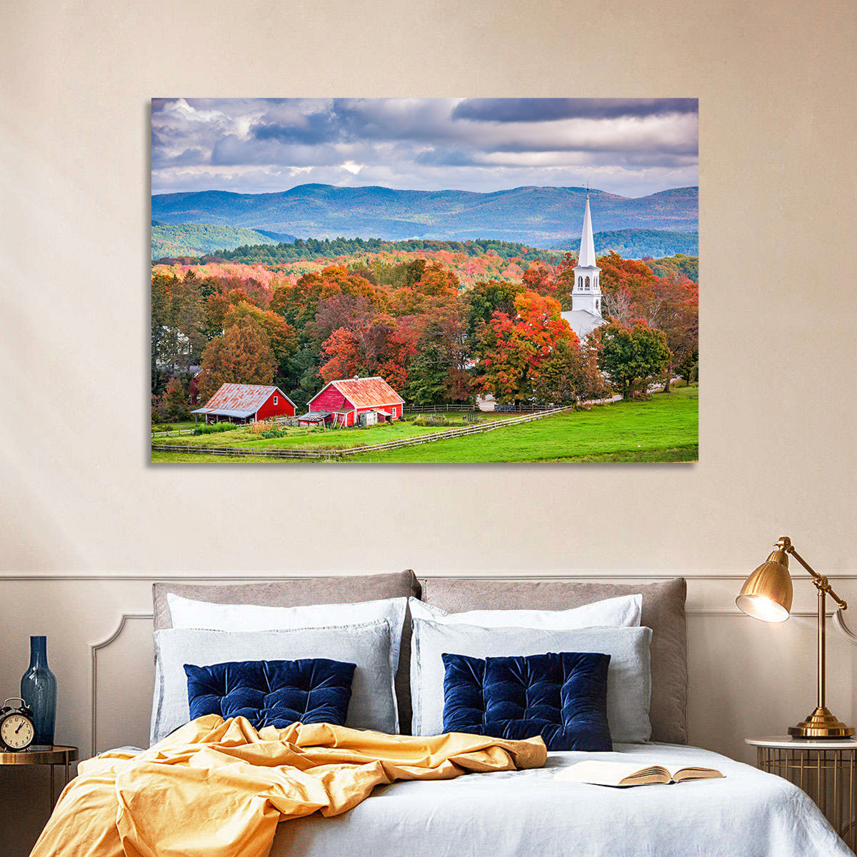 Peacham Autumn Pasture Wall Art