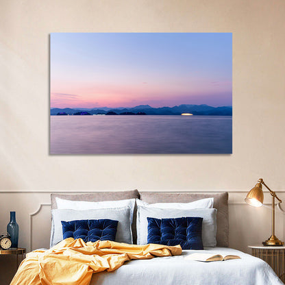 Hangzhou Thousand Island Lake at Dusk Wall Art