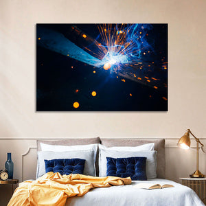 Fire Spark and Light Wall Art