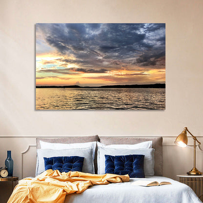 Lake Tillery Sunset Wall Art