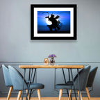 Moonlit Pow Wow Dancer Wall Art