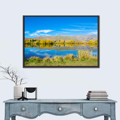 Ruataniwha Autumn Reflection Wall Art