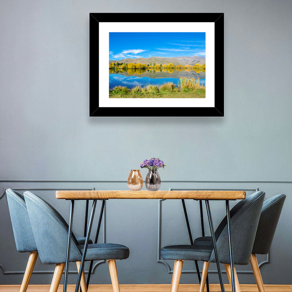 Ruataniwha Autumn Reflection Wall Art