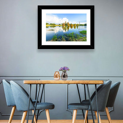 Lafayette Bayou Reflection Wall Art