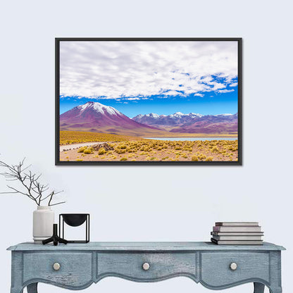 Lascar Snow-capped Volcano Wall Art