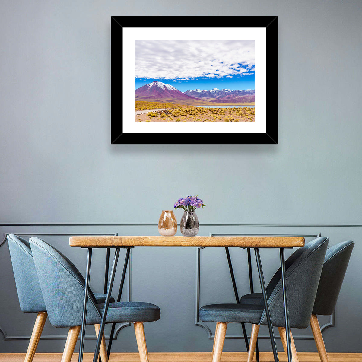 Lascar Snow-capped Volcano Wall Art