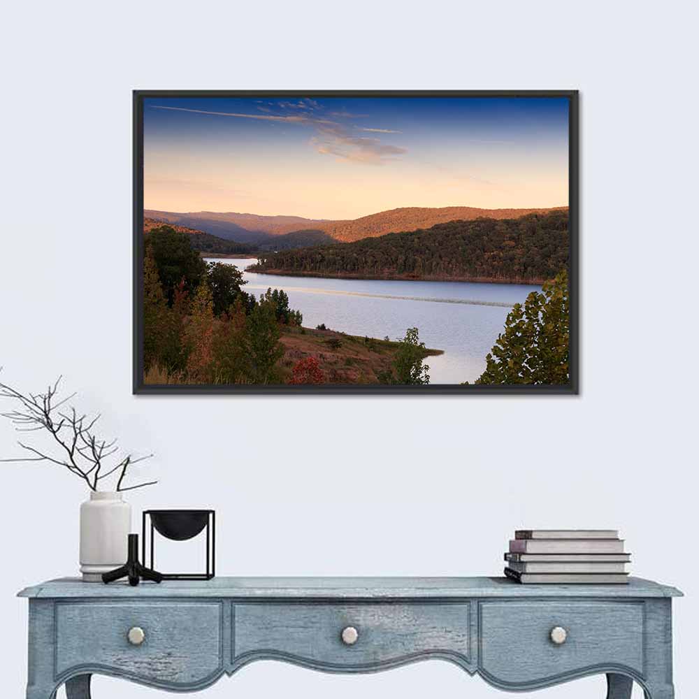 Fort Smith Lake at Golden Hour Wall Art