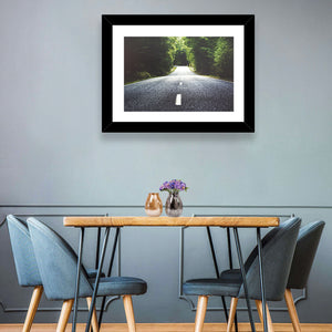 Summer Forest Road Wall Art