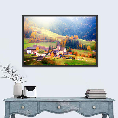 Santa Maddalena Village Wall Art