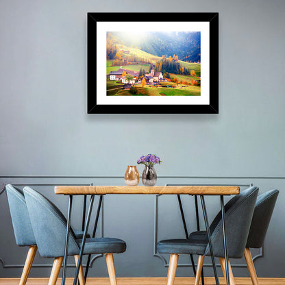 Santa Maddalena Village Wall Art