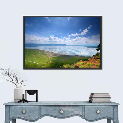Lake Nakuru Cliffside Reflection Wall Art