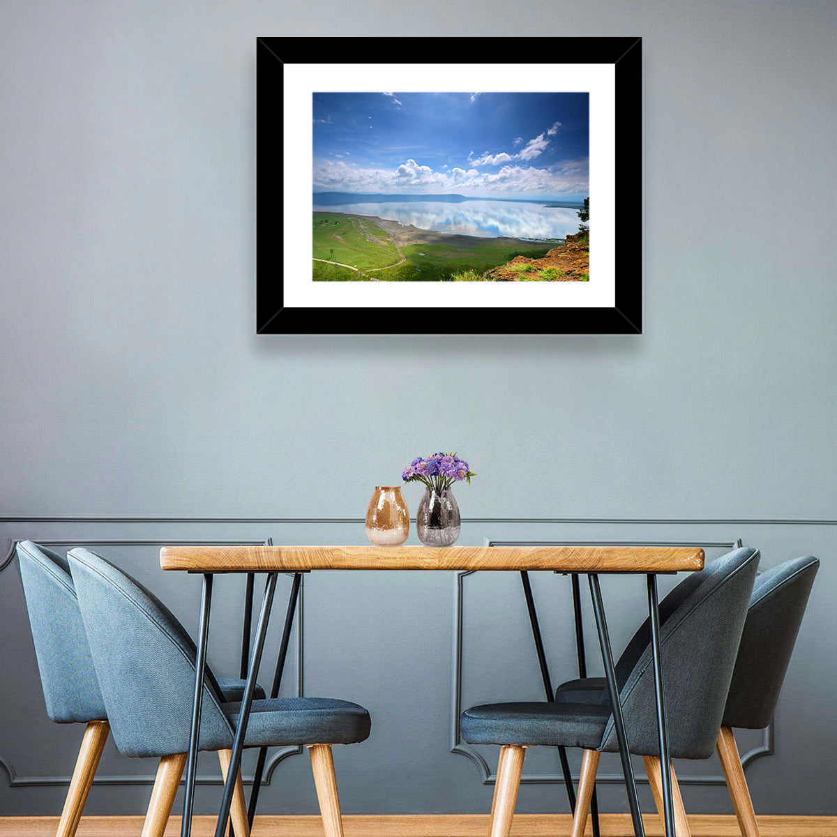 Lake Nakuru Cliffside Reflection Wall Art