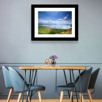Lake Nakuru Cliffside Reflection Wall Art