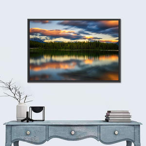 Herbert Lake Sunset Wall Art