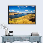 Golden Grass at Kamloops Lake Wall Art
