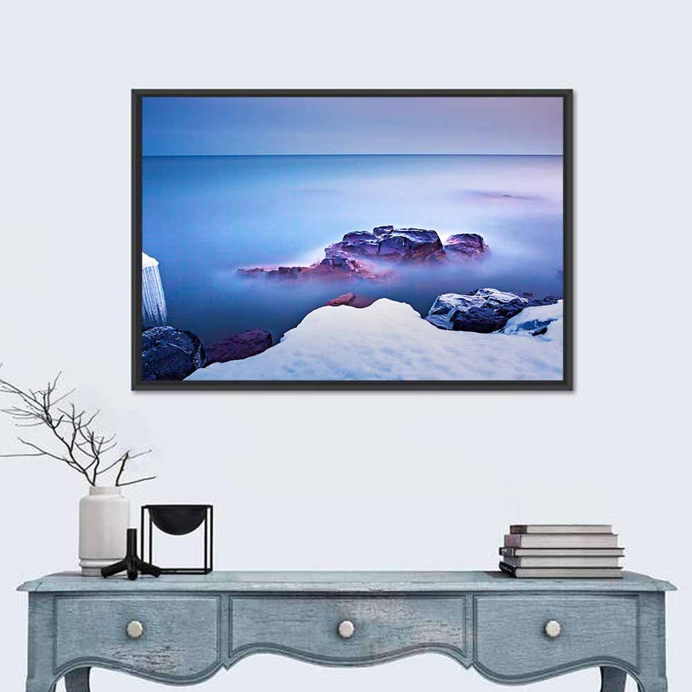 Lake Superior Shoreline at Twilight Wall Art