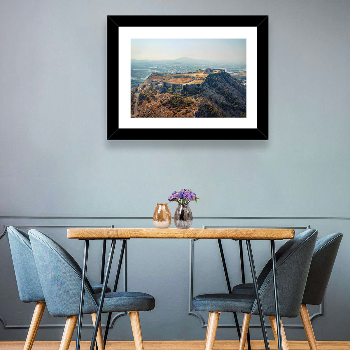 Rozafa Castle Aerial View Wall Art