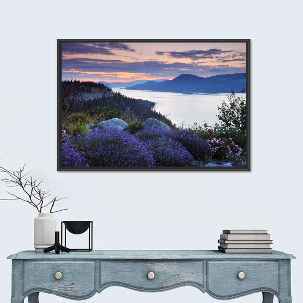 Okanagan Lavender Lake Wall Art