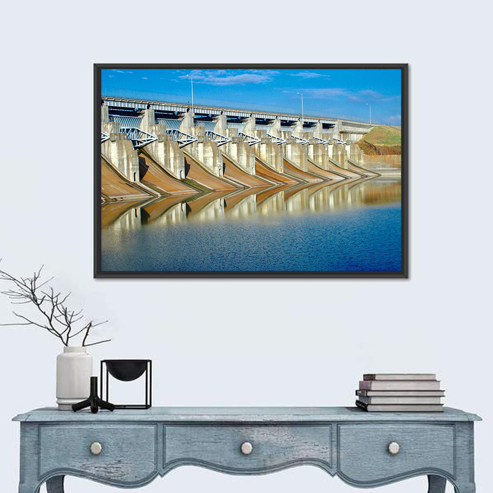 Lavon Dam Spillways Wall Art