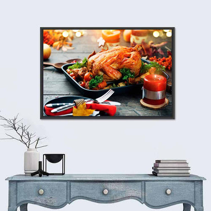 Roasted Chicken with Herbs Wall Art