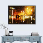 Rainy Night in Kharkiv Wall Art