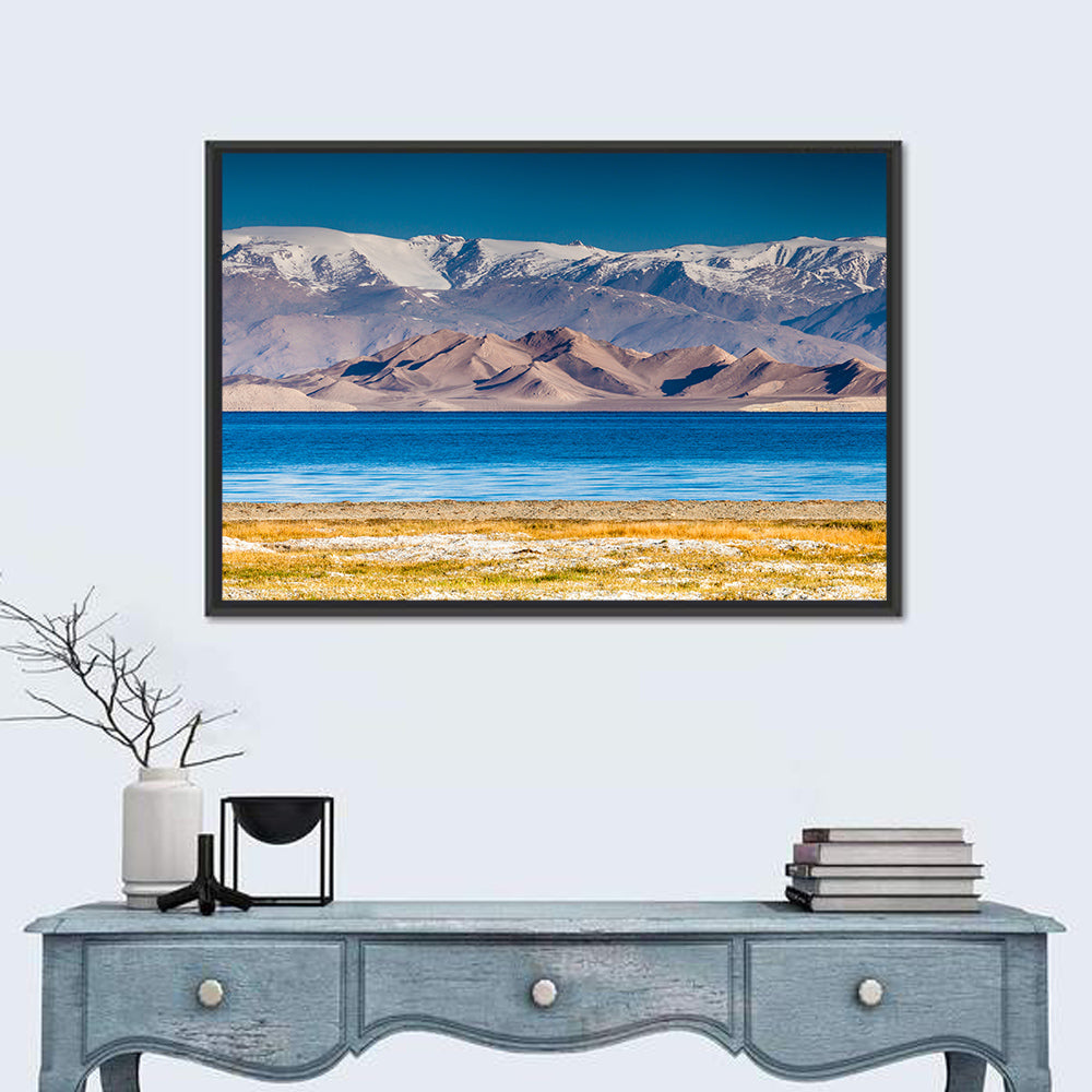Karakul Lake Pamir Range Wall Art in a room, landscape
