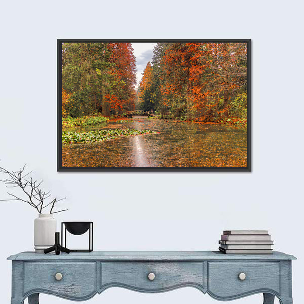 Simeria Arboretum Autumn Lake Wall Art