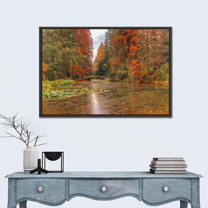 Simeria Arboretum Autumn Lake Wall Art