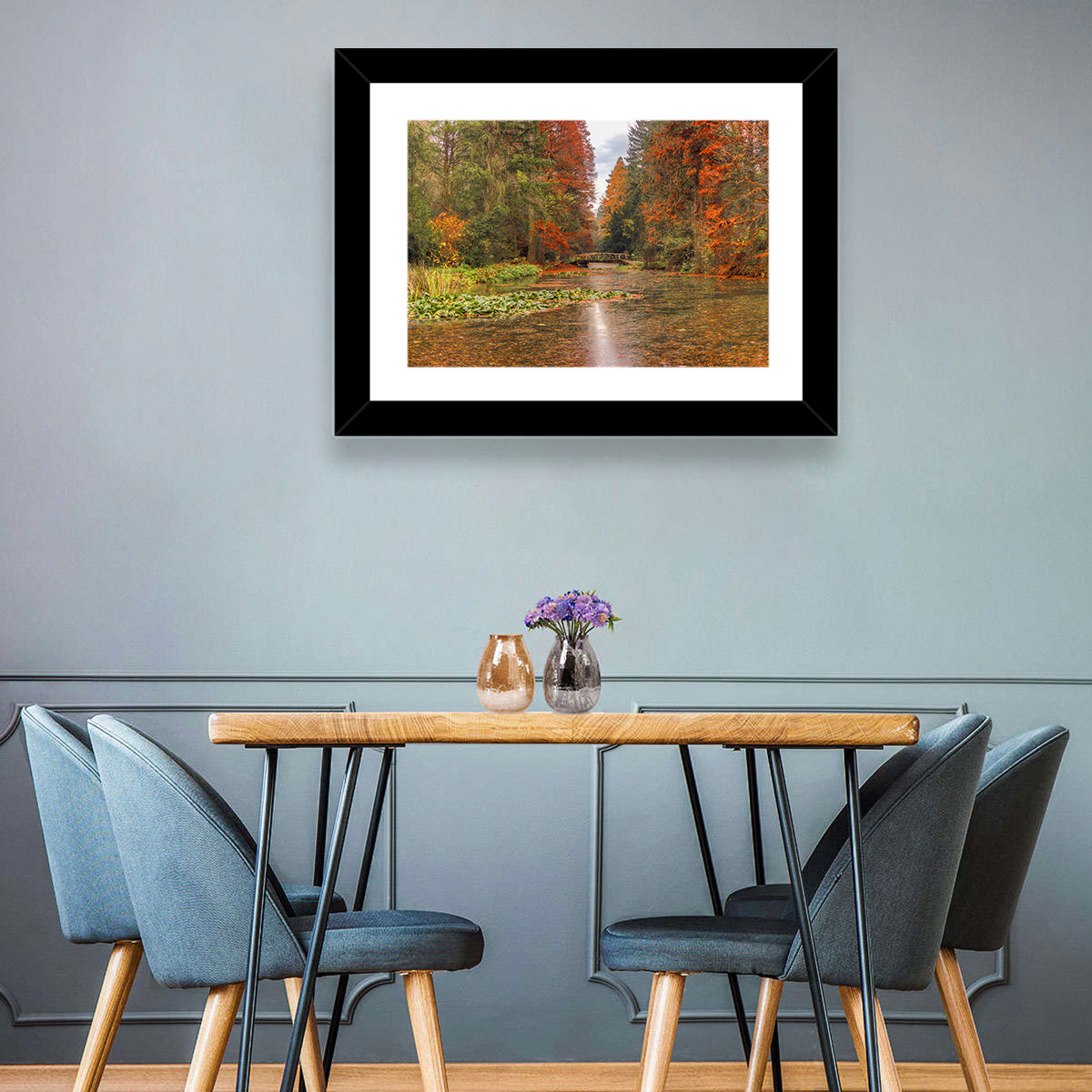 Simeria Arboretum Autumn Lake Wall Art