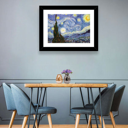 Starry Night Over Saint-rémy Wall Art