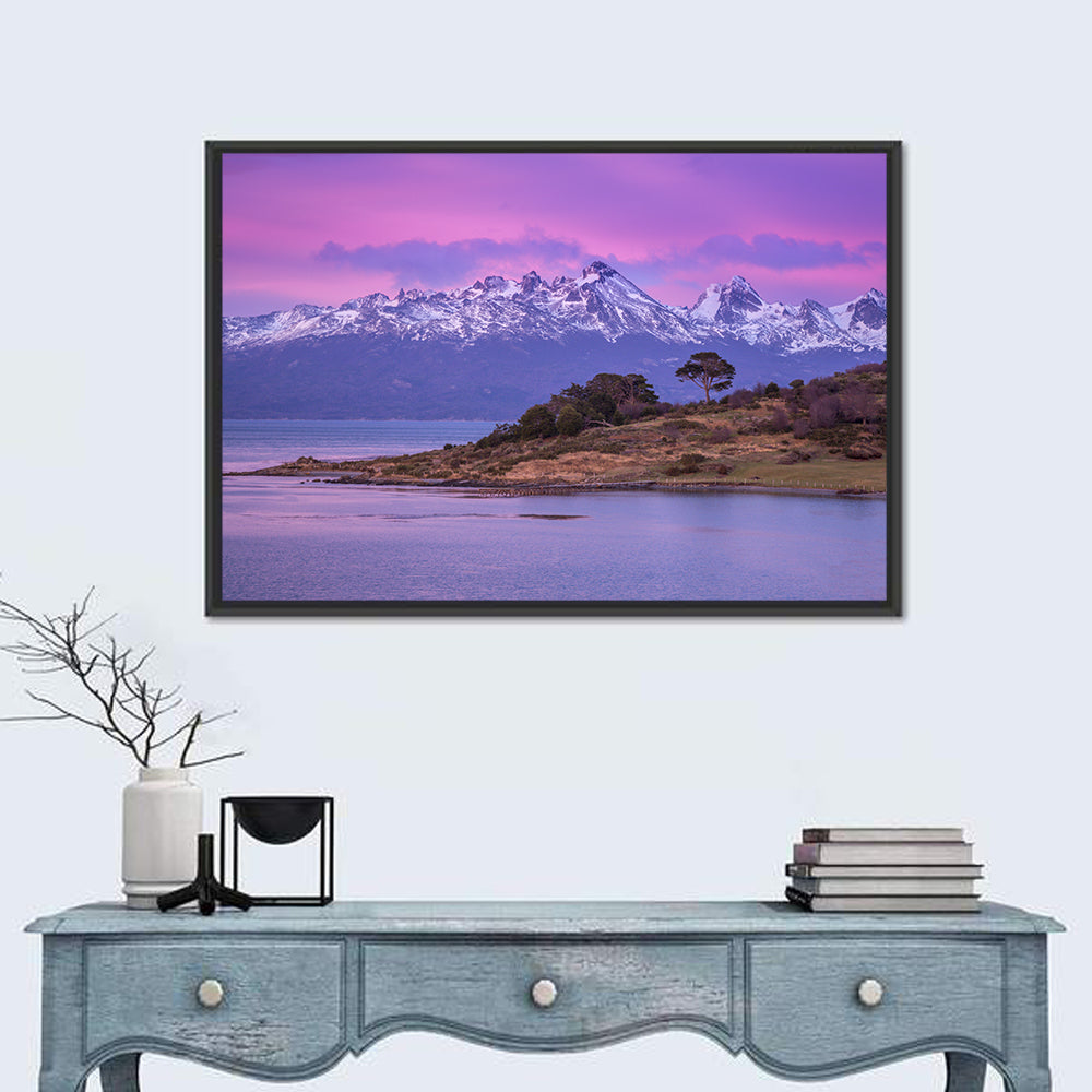 Beagle Channel Purple Dawn Wall Art