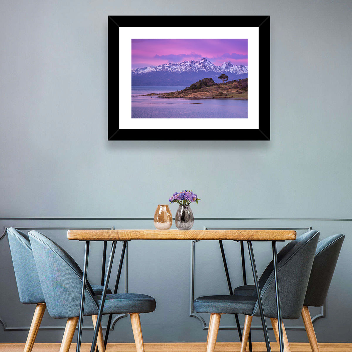 Beagle Channel Purple Dawn Wall Art