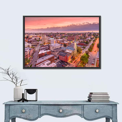 Church Spire at Dusk Wall Art