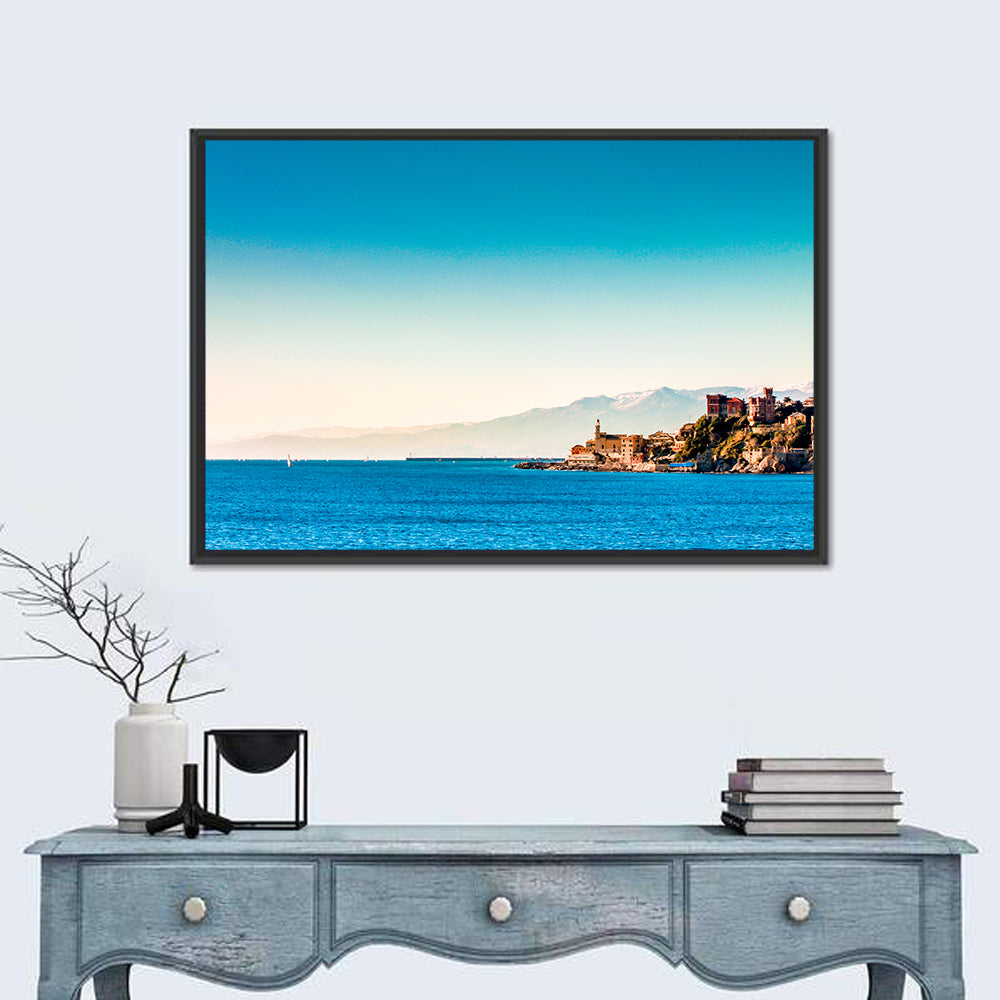 Genoa Coastal Seascape Wall Art