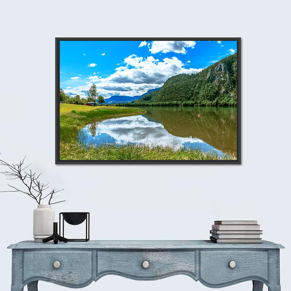 Lake Mjosa Reflection Wall Art