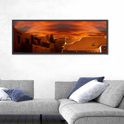 Santa Fe Museum Sunset Wall Art