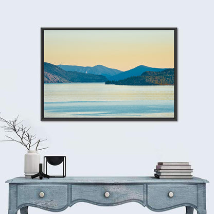 Lake Pend Oreille at Golden Hour Wall Art
