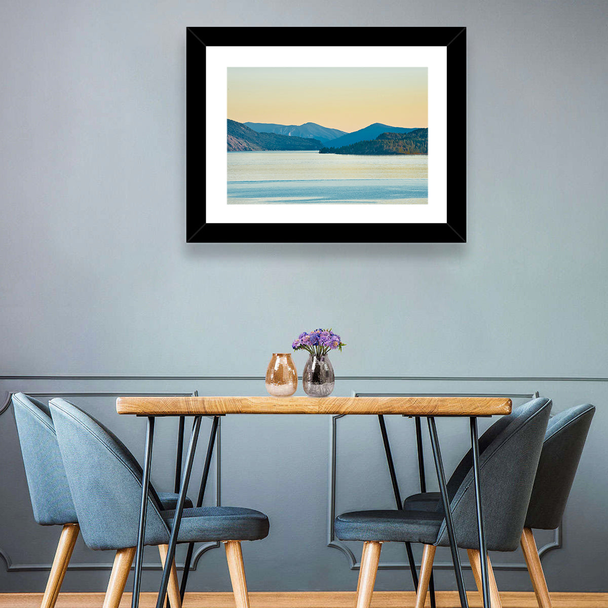 Lake Pend Oreille at Golden Hour Wall Art