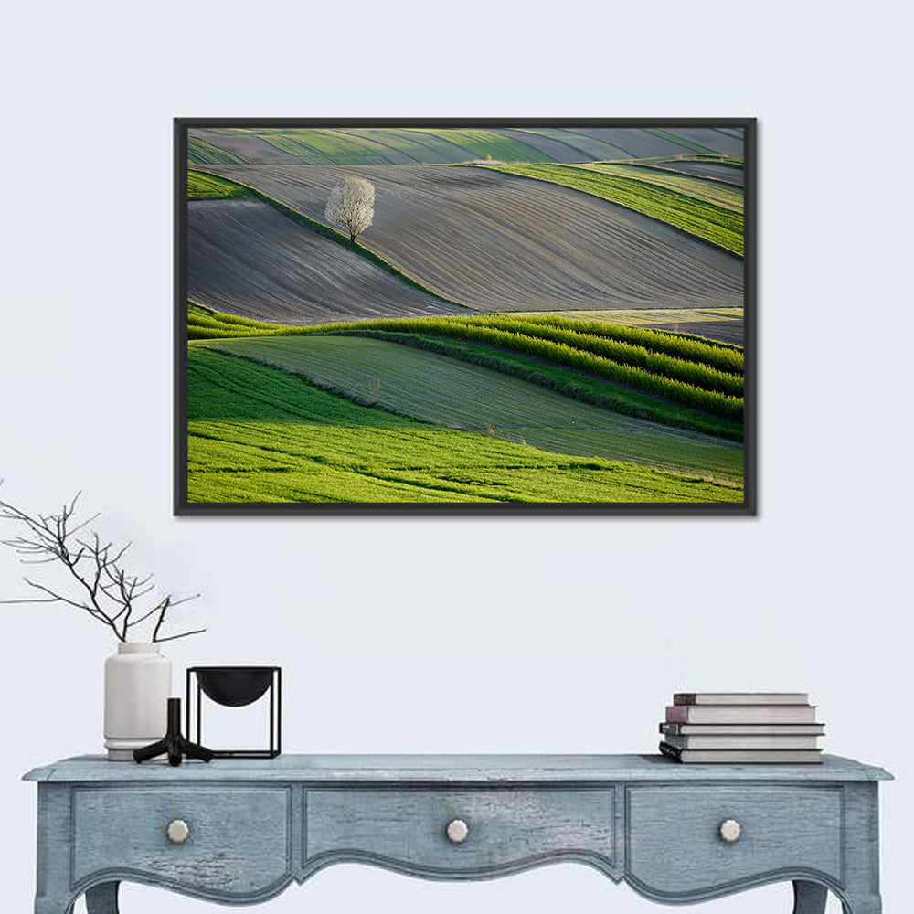 Springtime Polish Fields Wall Art