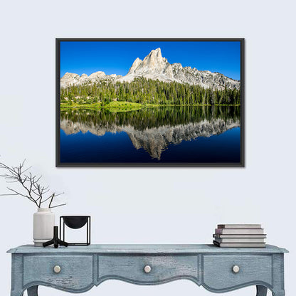 Sawtooth Peaks at Alice Lake Wall Art