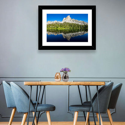 Sawtooth Peaks at Alice Lake Wall Art