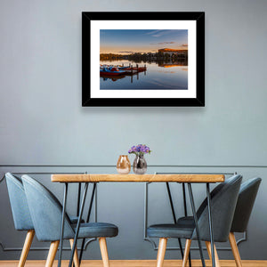 Dutzendteich Lake Sunset Wall Art