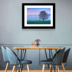 Misty Sumava Mountain Tree Wall Art